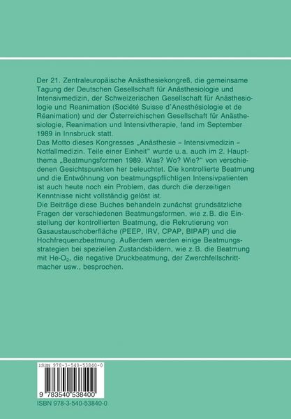 Produktbild: Beatmungsformen
