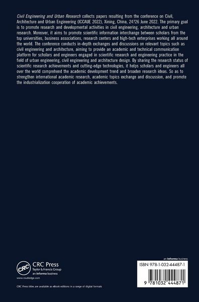 Produktbild: Civil Engineering and Urban Research, Volume 2