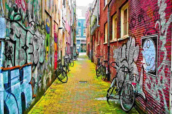 Produktbild: Erwachsenenpuzzle 3000 Teile - Street Art in Amsterdam