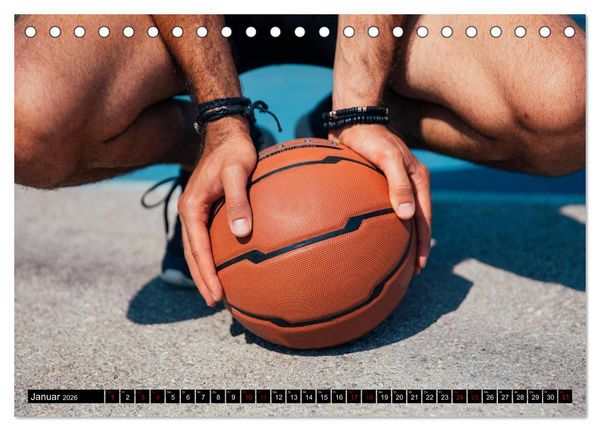 Produktbild: Trendsport Basketball (Tischkalender 2026 DIN A5 quer), CALVENDO Monatskalender
