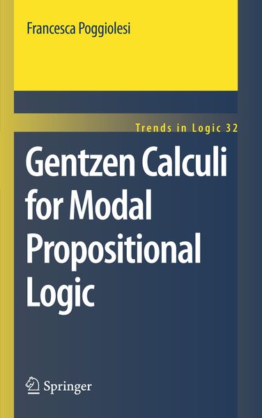 Produktbild: Gentzen Calculi for Modal Propositional Logic
