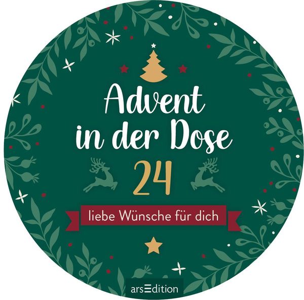 Produktbild: Advent in der Dose. 24 liebe W&uuml;nsche f&uuml;r dich