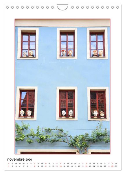 Produktbild: Charmantes fen&ecirc;tres (Calendrier mural 2026 DIN A4 horizontal), CALVENDO calendrier mensuel