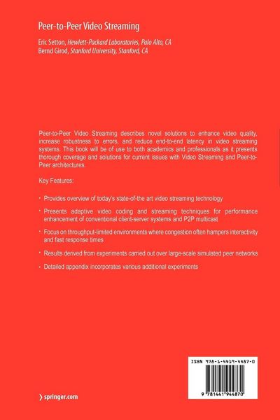 Produktbild: Peer-to-Peer Video Streaming