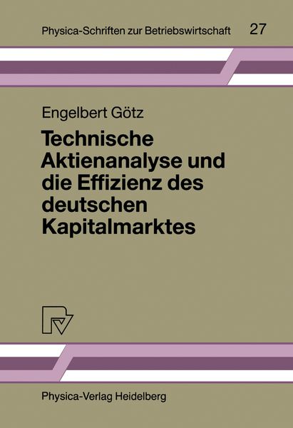 Produktbild: Technische Aktienanalyse und die Effizienz des deutschen Kapitalmarktes