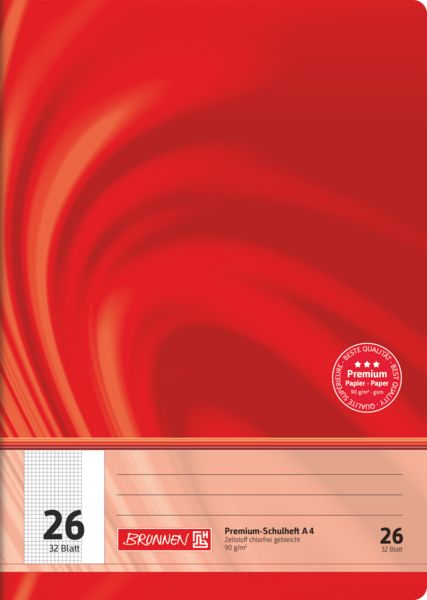 Produktbild: Brunnen SchulheftA4 Vivendi Lin 26 32Bl