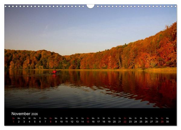Produktbild: WasserSpiegel Mecklenburgische Seenplatte (Wandkalender 2026 DIN A3 quer), CALVENDO Monatskalender