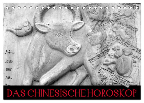 Produktbild: Das Chinesische Horoskop / Geburtstagskalender (Tischkalender 2026 DIN A5 quer), CALVENDO Monatskalender