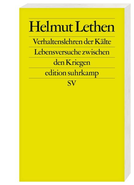 Produktbild: Verhaltenslehren der Kälte