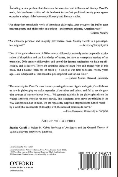 Produktbild: The Claim of Reason