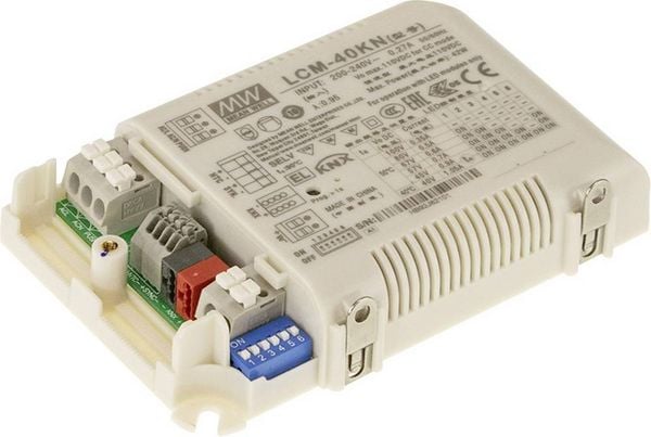 Produktbild: MEAN WELL LCM-40KN LED-Treiber Konstantstrom 42W 350 - 1050mA 2 - 100 V/DC dimmbar 1St.