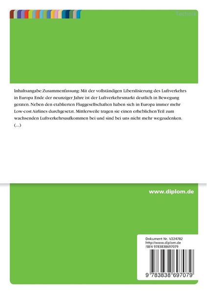 Produktbild: Die Auswirkungen des derzeitigen Flugverkehrs in &Ouml;sterreich