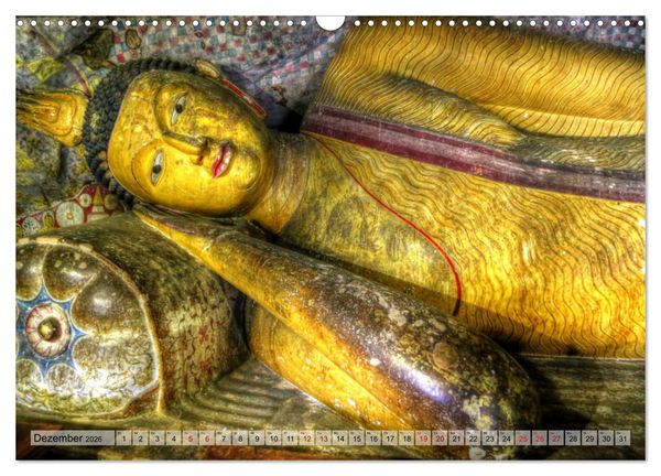 Produktbild: Sri Lanka - Tempel, Tee und Elefanten (Wandkalender 2026 DIN A3 quer), CALVENDO Monatskalender