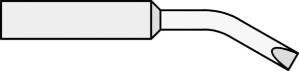 Weller XNT BX Lötspitze Meißelform, gebogen Spitzen-Größe 2.4mm Inhalt 1St.