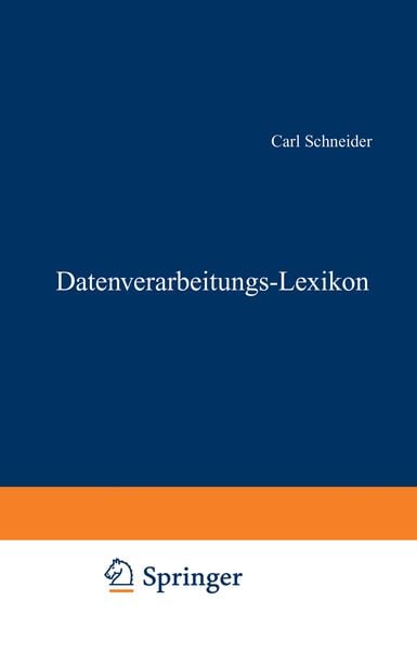 Produktbild: Datenverarbeitungs-Lexikon