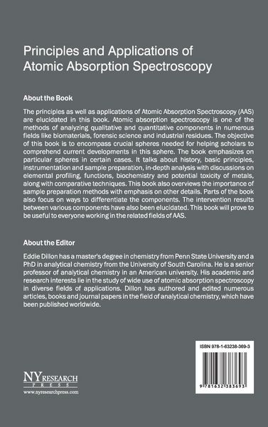 Produktbild: Principles and Applications of Atomic Absorption Spectroscopy