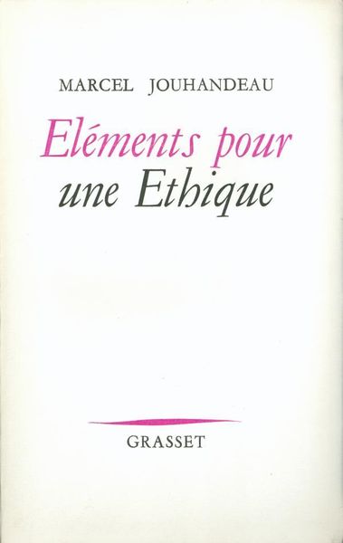 Produktbild: &Eacute;l&eacute;ments pour un &eacute;thique