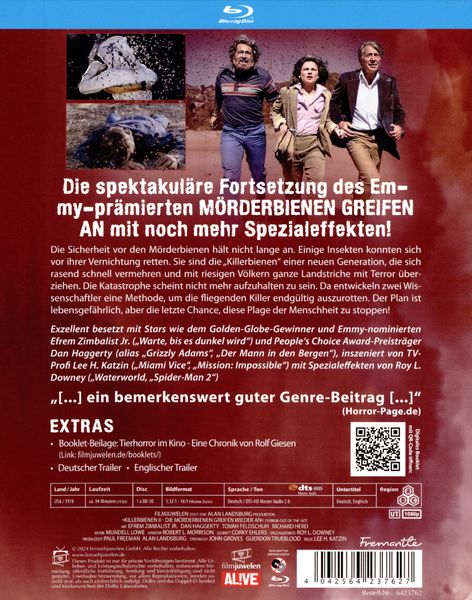 Produktbild: Killerbienen II - Die M&ouml;rderbienen greifen wieder an (Terror aus den Wolken / Terror Out of the Sky) (Filmjuwelen)