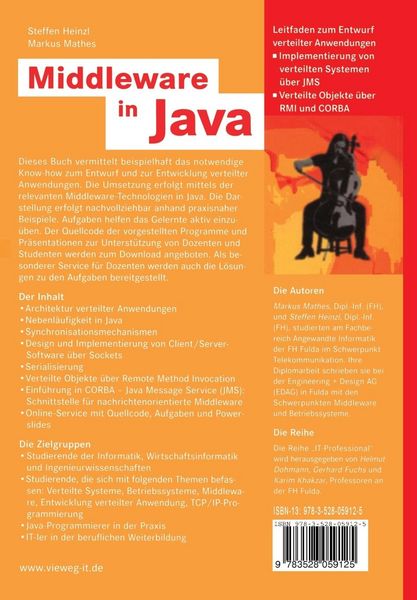 Produktbild: Middleware in Java