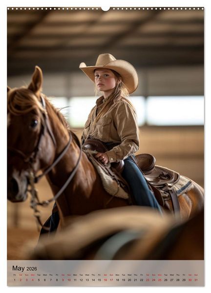 Produktbild: Saddle and Soul (High Quality Premium Wall Calendar 2026 DIN A2 portrait),CALVENDO 12 Month Wall Calendar