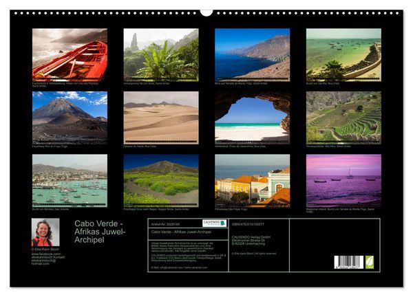 Produktbild: Cabo Verde - Afrikas Juwel-Archipel (Wandkalender 2026 DIN A2 quer), CALVENDO Monatskalender