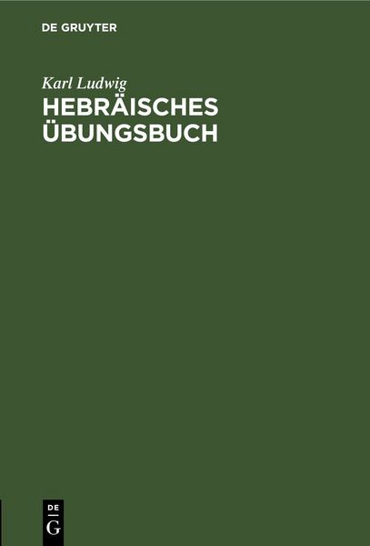 Produktbild: Hebr&auml;isches &Uuml;bungsbuch