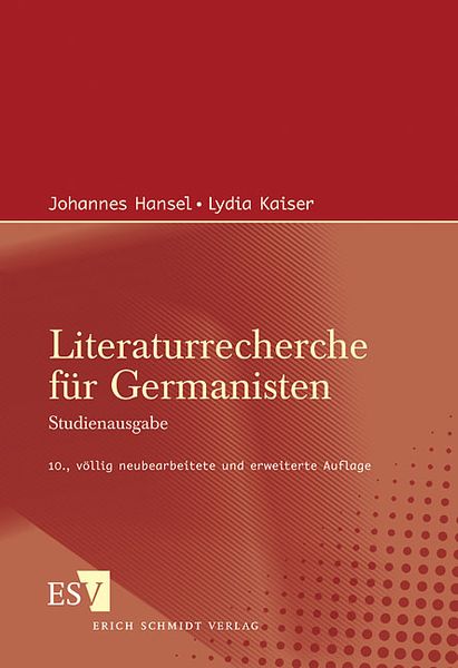 Produktbild: Literaturrecherche f&uuml;r Germanisten