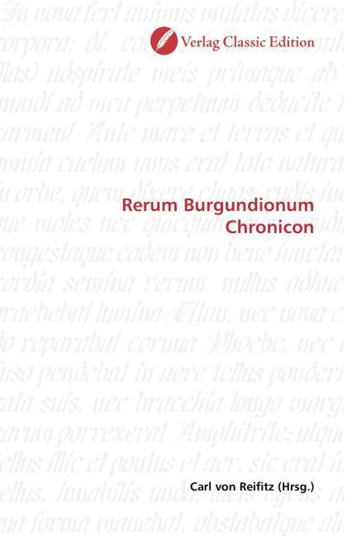 Produktbild: Rerum Burgundionum Chronicon