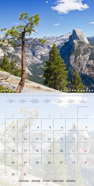 'Gorgeous California YOSEMITE NATIONAL PARK (Wall Calendar 2023 300 × 