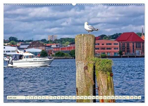 Produktbild: Bezauberndes Flensburg (hochwertiger Premium Wandkalender 2026 DIN A2 quer), Kunstdruck in Hochglanz