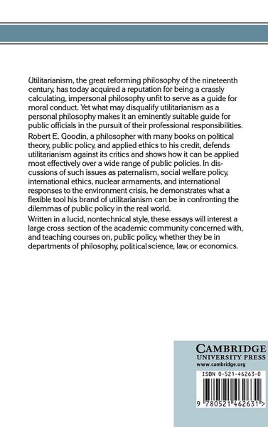 Produktbild: Utilitarianism as a Public Philosophy