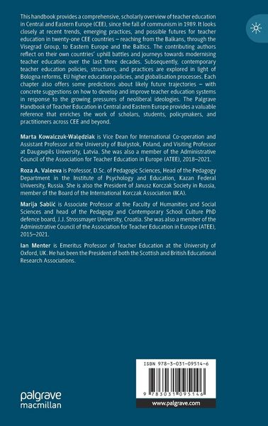 Produktbild: The Palgrave Handbook of Teacher Education in Central and Eastern Europe