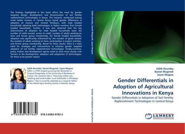 Produktbild: Gender Differentials in Adoption of Agricultural Innovations in Kenya