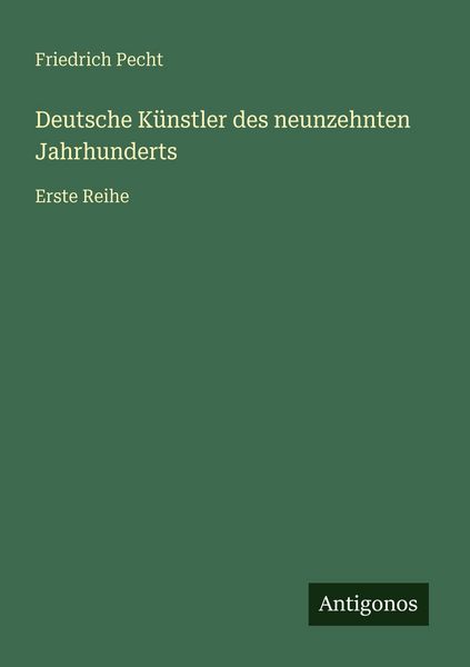 Produktbild: Deutsche K&uuml;nstler des neunzehnten Jahrhunderts