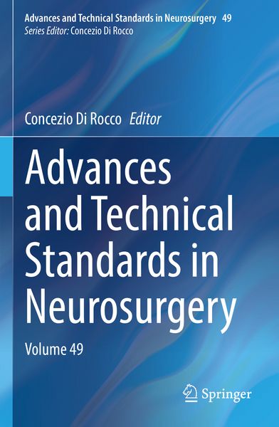 Produktbild: Advances and Technical Standards in Neurosurgery