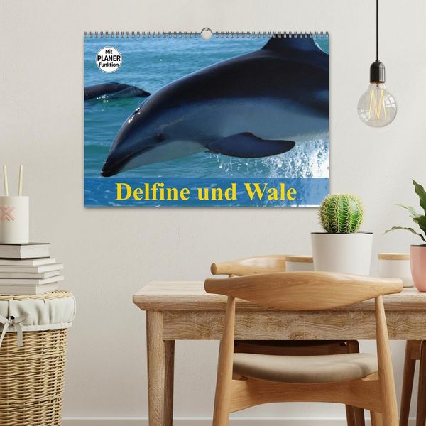 Produktbild: Delfine und Wale (Wandkalender 2026 DIN A3 quer), CALVENDO Monatskalender