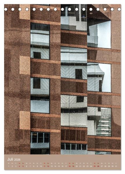 Produktbild: Architektur im Spiegelbild (Tischkalender 2026 DIN A5 hoch), CALVENDO Monatskalender