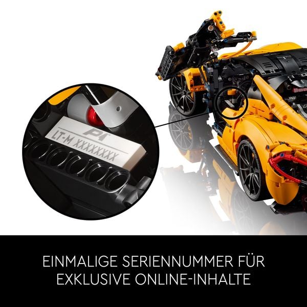 Produktbild: LEGO Technic McLaren P1, Set mit Supersportwagen f&uuml;r Erwachsene 42172
