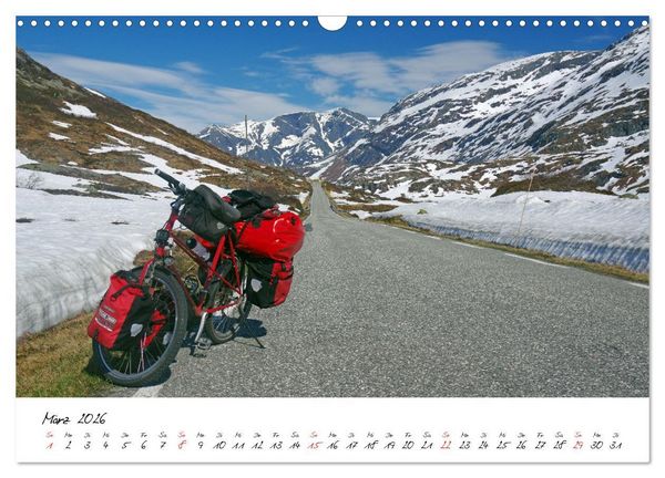 Produktbild: Abenteuer Radreisen (Wandkalender 2026 DIN A3 quer), CALVENDO Monatskalender