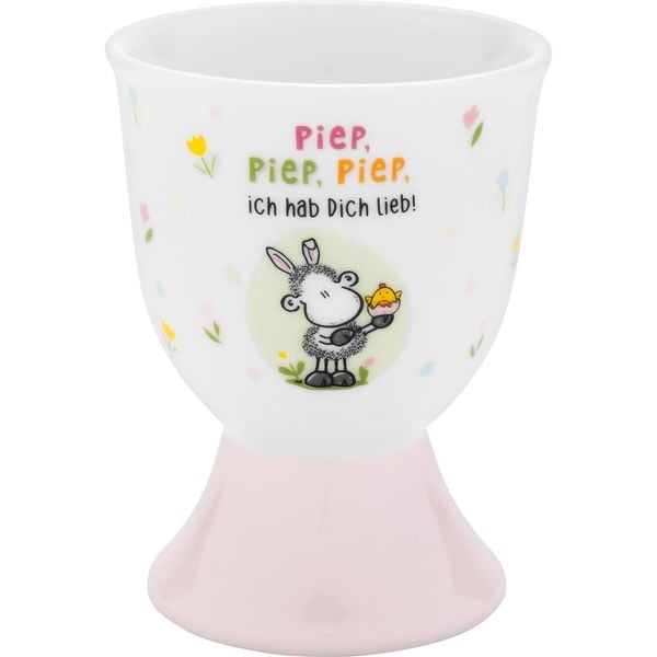 Eierbecher Motiv 'Piep, piep, piep, ich hab Dich lieb!'