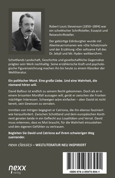 Produktbild: Die Abenteuer des David Balfour &ndash; Teil 2: Catriona