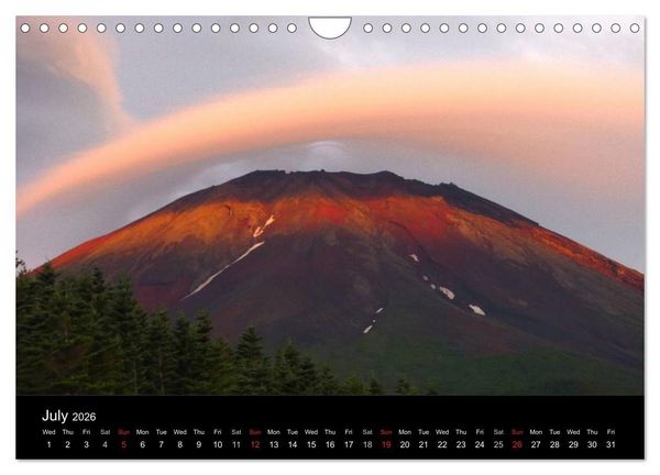 Produktbild: Mt. Fuji 2026 (Wall Calendar 2026 DIN A4 landscape), CALVENDO 12 Month Wall Calendar