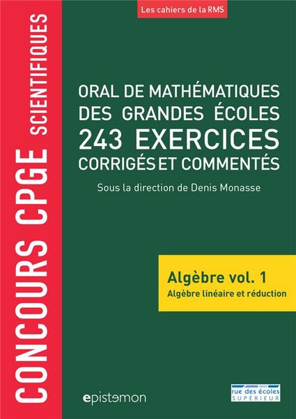 Produktbild: Concours cpge scientifiques alge
