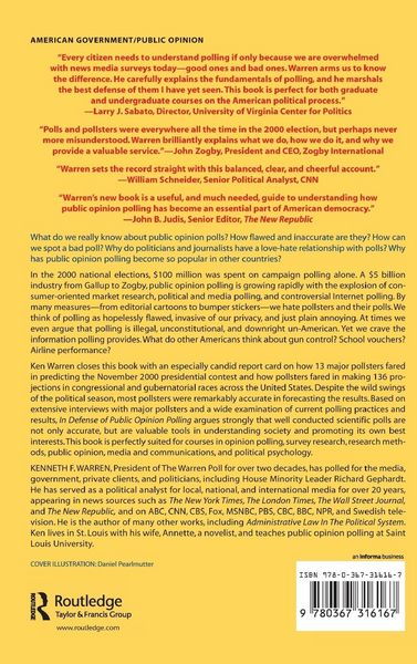 Produktbild: In Defense Of Public Opinion Polling