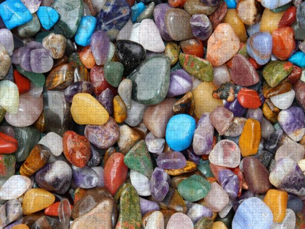 Produktbild: CALVENDO Puzzle Edelstein-Mix | 1000 Teile Lege-Gr&ouml;&szlig;e 64x48cm Foto-Puzzle f&uuml;r gl&uuml;ckliche Stunden