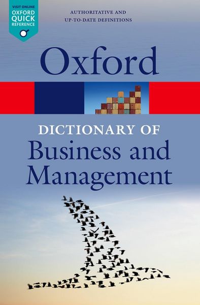 Produktbild: A Dictionary of Business and Management