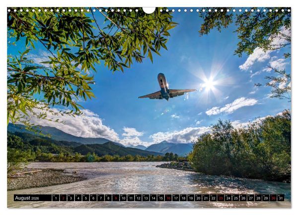 Produktbild: Flugzeugkalender (Wandkalender 2026 DIN A3 quer), CALVENDO Monatskalender
