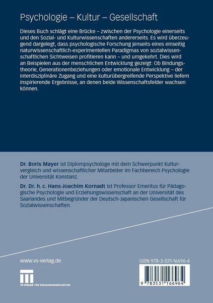 Produktbild: Psychologie - Kultur - Gesellschaft