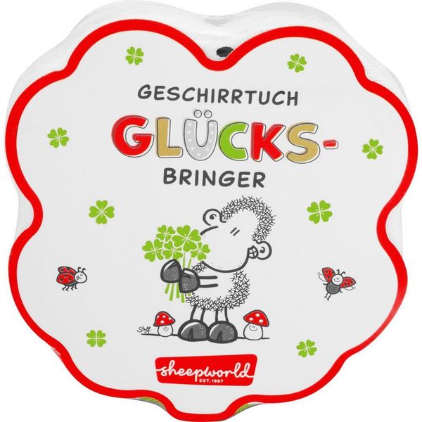 Produktbild: Zauber-Geschirrtuch Motiv "Gl&uuml;ck"
