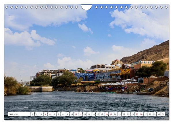 Produktbild: &Auml;gypten Landschaften am Nil (Wandkalender 2026 DIN A4 quer), CALVENDO Monatskalender
